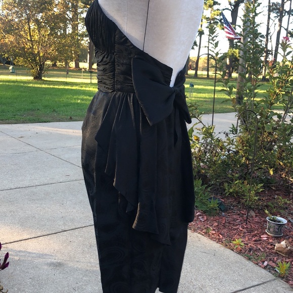 EUC Vintage Silk Cocktail Dress - Picture 9 of 13